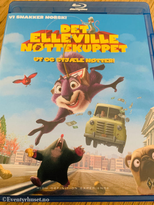 Det elleville nøttekupet (2014) . Blu-ray.