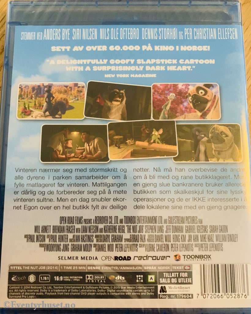 Det Elleville Nøttekuppet. Blu-Ray Ny I Plast! Blu-Ray Disc