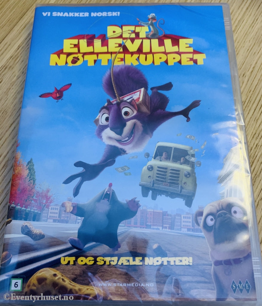 Det Elleville Nøttekuppet. Dvd Ny I Plast!