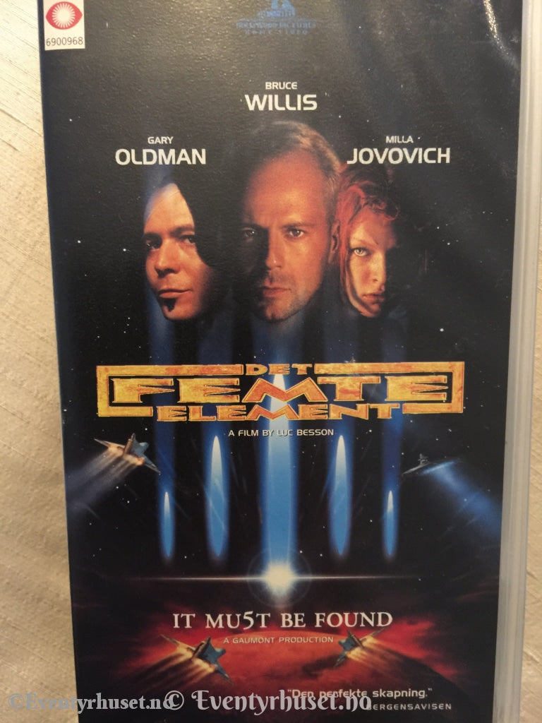 Det Femte Element. 1997. Vhs. Vhs