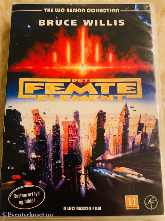 Det Femte Element - Restaurert Versjon. 1997. Dvd. Dvd