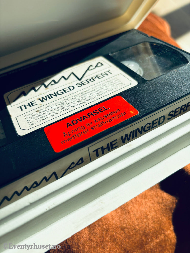 Det flyvende monster - The Winged Serpent. VHS Big Box. VHS Big Box