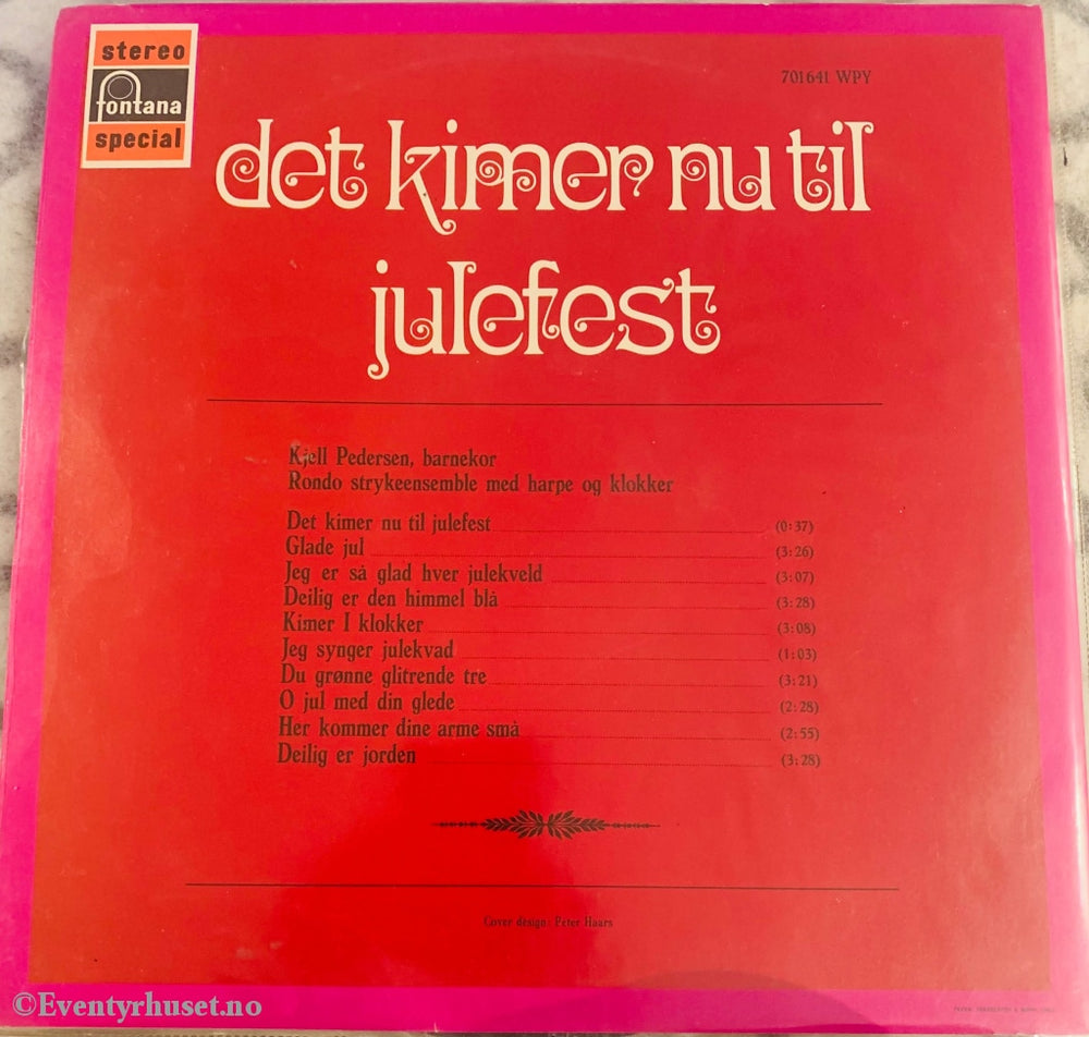 Det Kimer Nu Til Julefest. 1968. Lp. Lp Plate