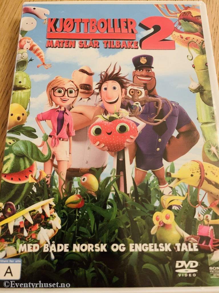 Det Regner Kjøttboller 2. Dvd. Dvd