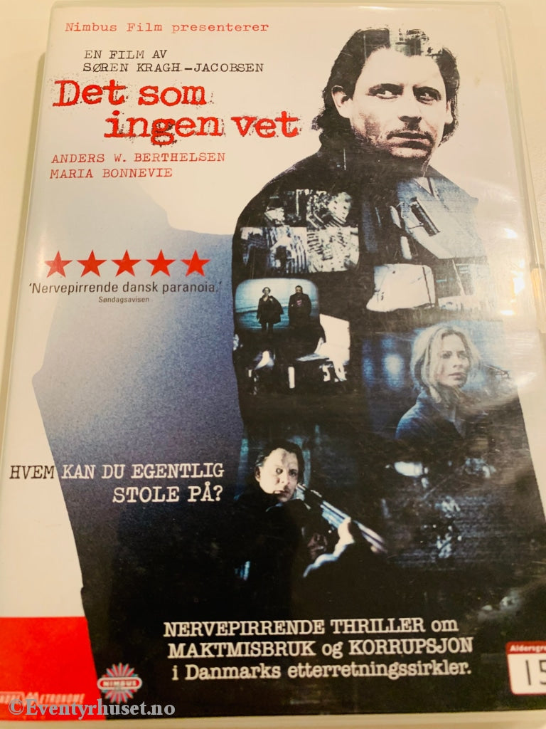 Det Som Ingen Vet. 2009. Dvd. Dvd