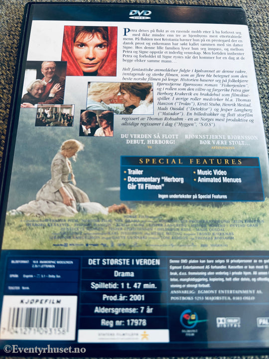 Det største i verden. DVD.