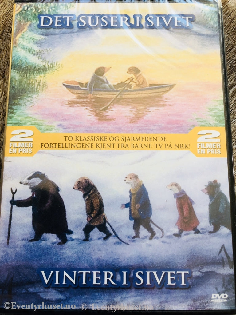Det Suser I Sivet & Vinter Sivet. 1999. Dvd. Ny Plast! Dvd