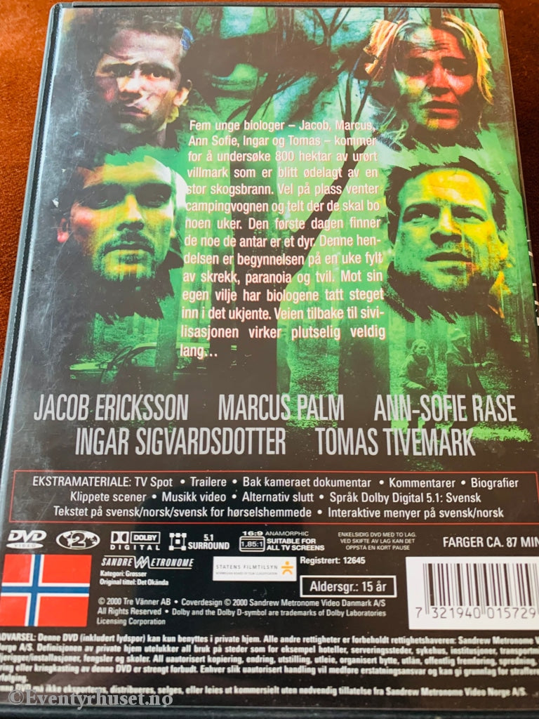 Det Ukjente. 2000. Dvd. Dvd