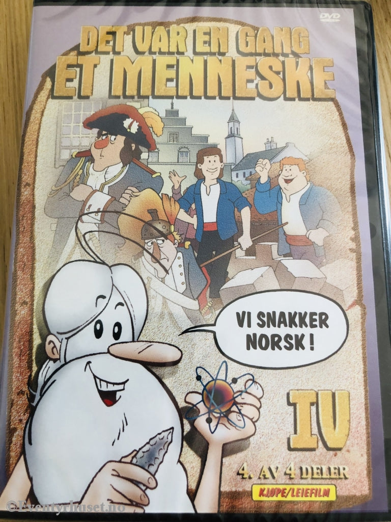 Det Var En Gang Et Menneske. 4 Av Dvd. Ny I Plast! Dvd