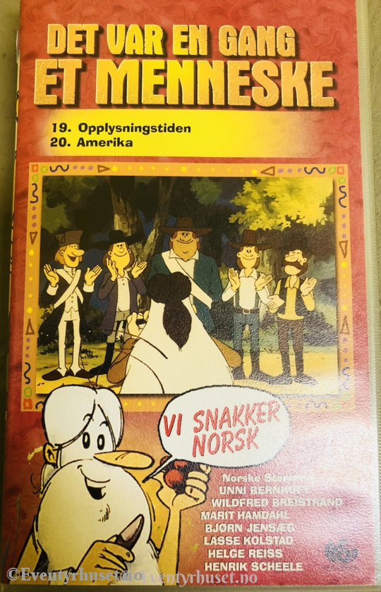 Det Var En Gang Et Menneske. Nr. 10 Av 12. (Scanbox Serien). 1978. Vhs. Vhs