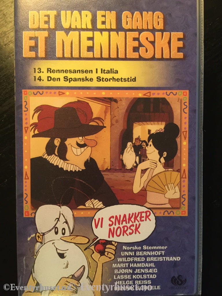 Det Var En Gang Et Menneske. Nr. 7 Av 12. (Scanbox Serien). 1978. Vhs. Vhs