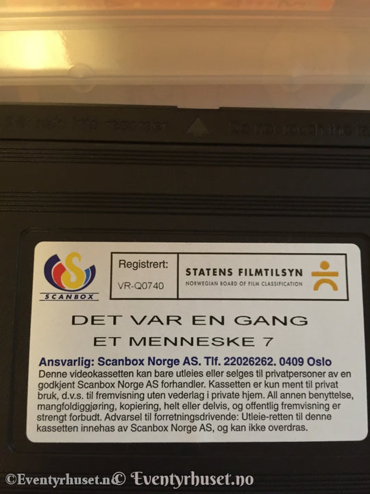 Det Var En Gang Et Menneske. Nr. 7 Av 12. (Scanbox Serien). 1978. Vhs. Vhs