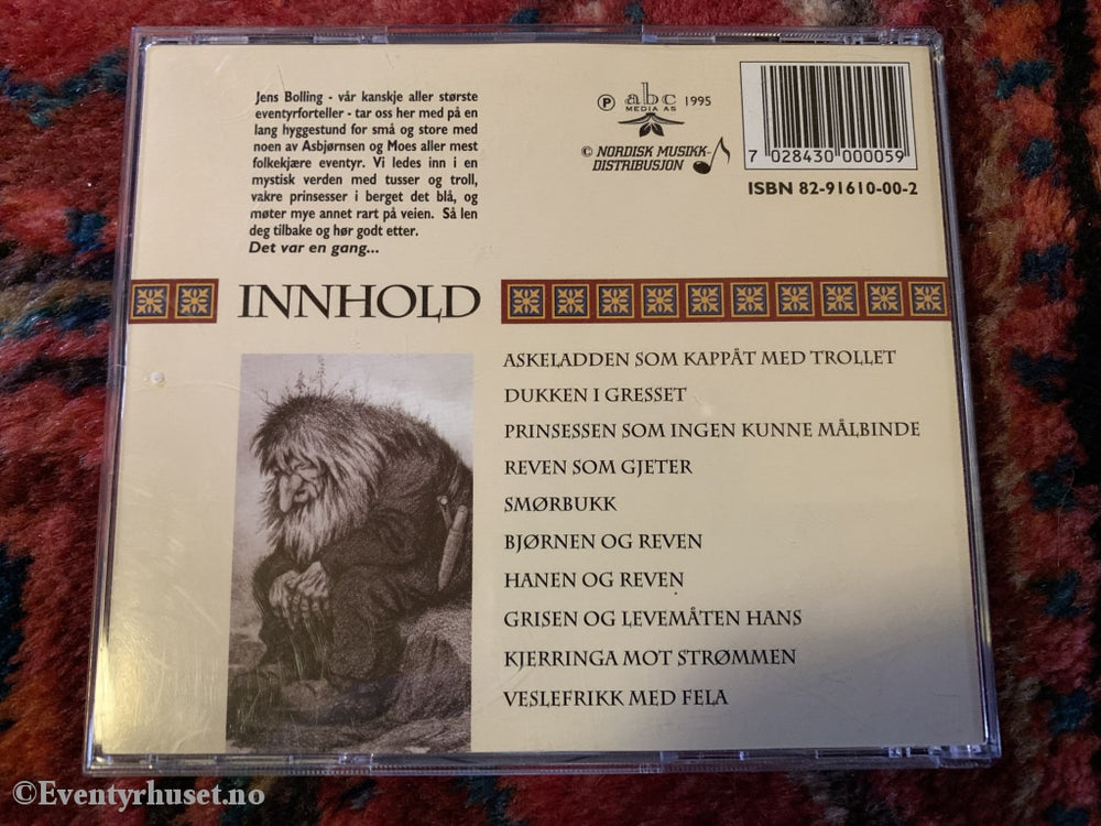 Det Var En Gang... Jens Bolling Forteller Norske Folkeeventyr. 1995. Lydbok På Cd. Cd