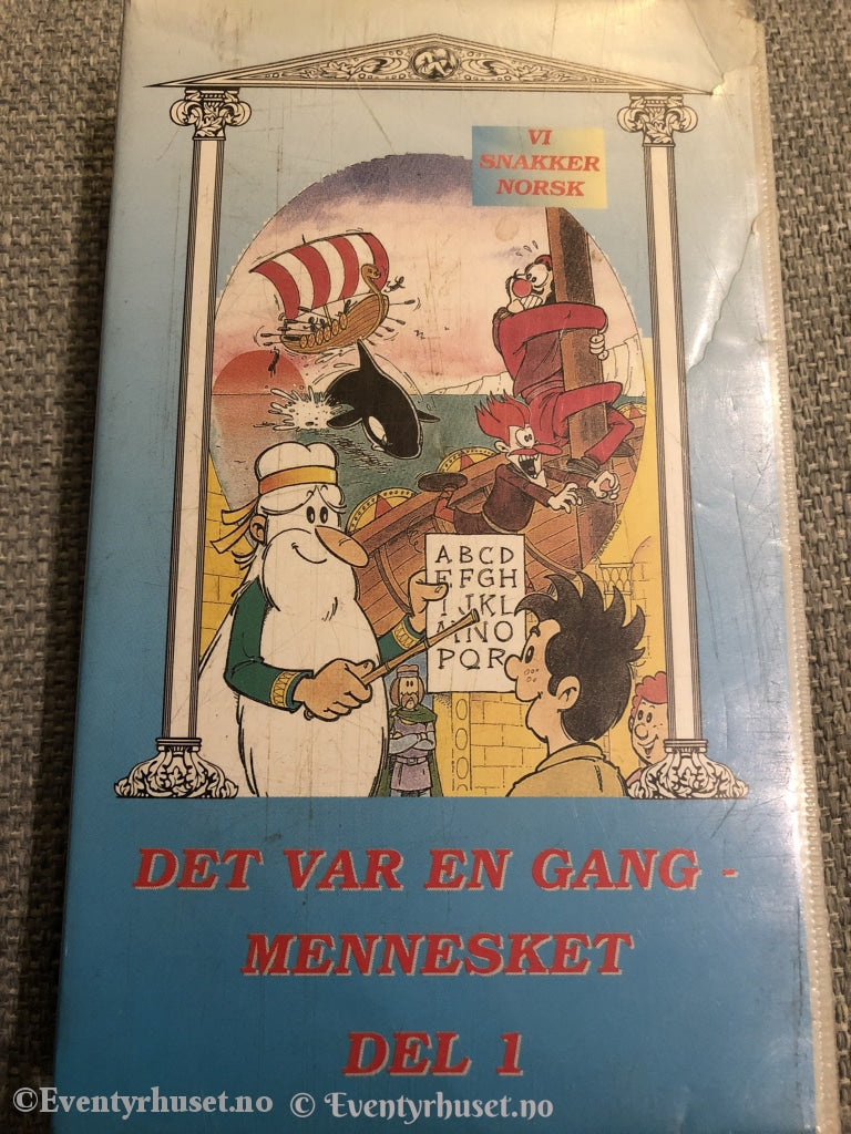 Det Var En Gang - Mennesket. Del 1 (Norvision Serien). Vhs. Vhs