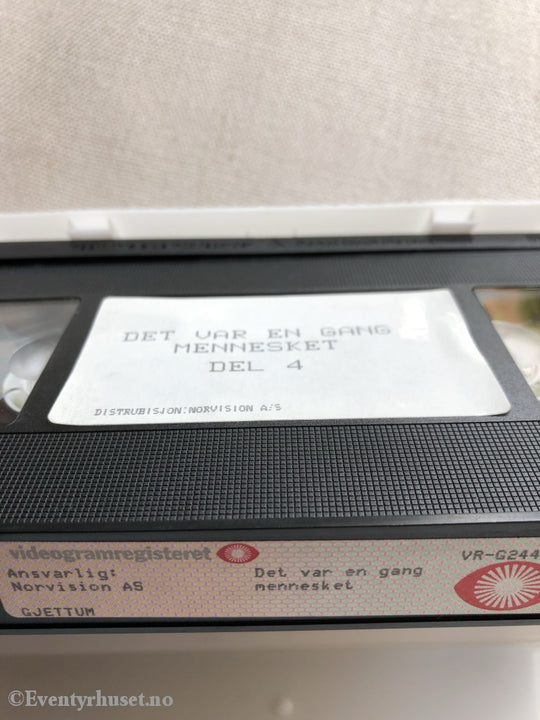 Det Var En Gang - Mennesket. Del 4 (Norvision Serien). Vhs. Vhs