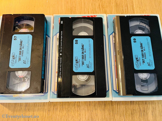 Det Var En Gång... Rymden - Del 1-3. Vhs Big Box.