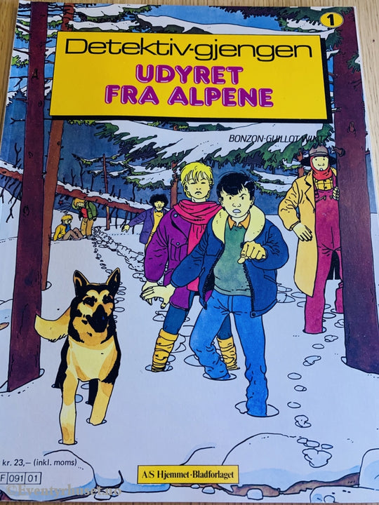 Detektiv-Gjengen. 1985/01. Udyret Fra Alpene. Tegneseriealbum