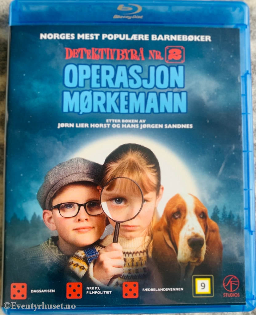 Detektivbyrå Nr. 2. Operasjon Mørkemann. Blu-Ray. Blu-Ray Disc