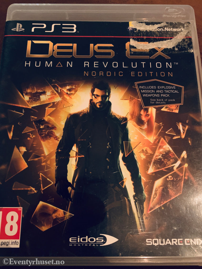 Deus Ex: Human Revolution – Nordic Edition. PS3.