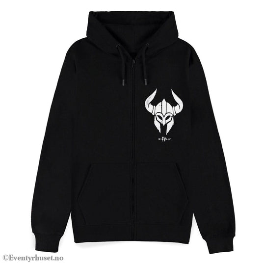 Diablo IV Zipper Hoodie Sweater Barbarian Sigil Size XXL Fashion & Accessories