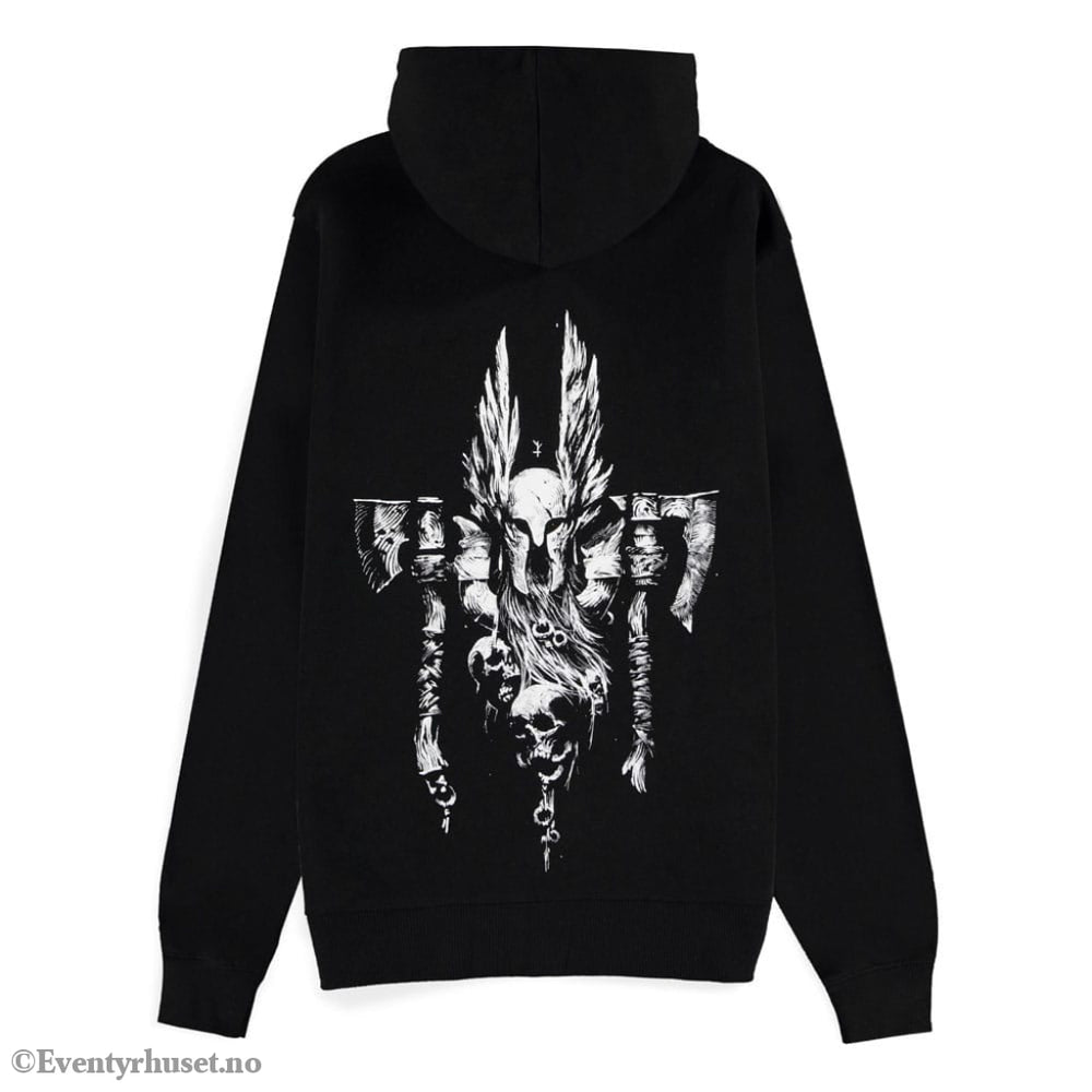 Diablo IV Zipper Hoodie Sweater Barbarian Sigil Size XXL Fashion & Accessories