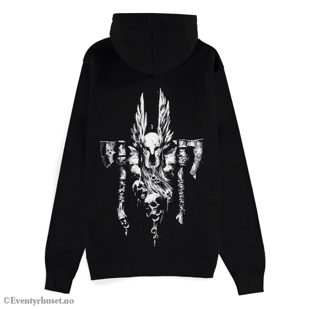 Diablo IV Zipper Hoodie Sweater Barbarian Sigil Size XXL Fashion & Accessories