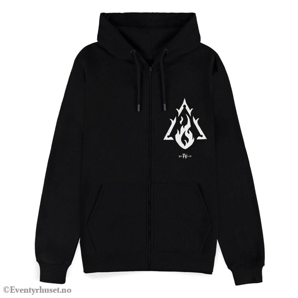 Diablo IV Zipper Hoodie Sweater Sorcerer Sigil Size M Fashion & Accessories