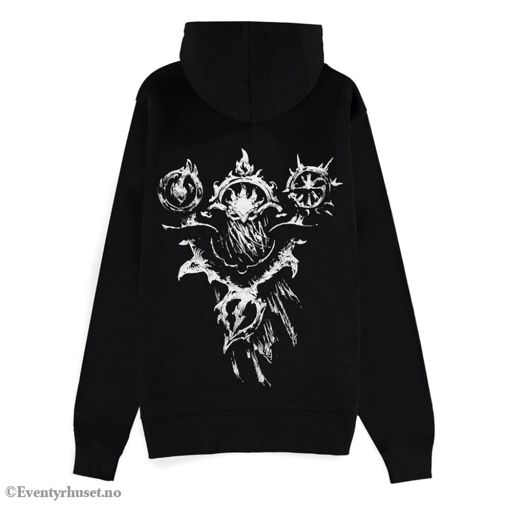 Diablo IV Zipper Hoodie Sweater Sorcerer Sigil Size M Fashion & Accessories