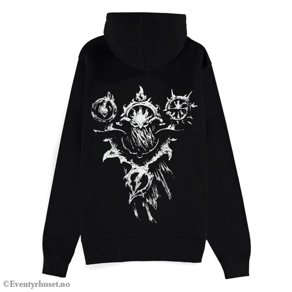 Diablo IV Zipper Hoodie Sweater Sorcerer Sigil Size S Fashion & Accessories