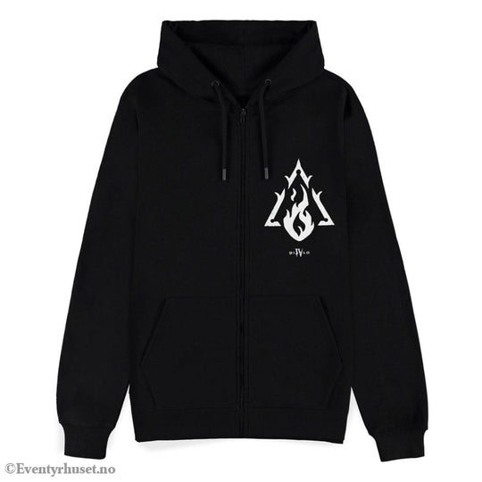 Diablo IV Zipper Hoodie Sweater Sorcerer Sigil Size S Fashion & Accessories
