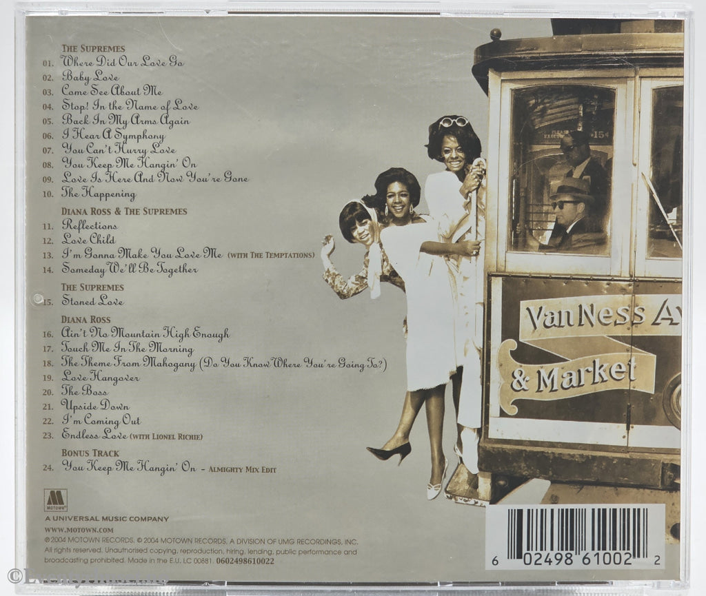 Diana Ross & The Supremes. 2004. The No. 1's. CD.