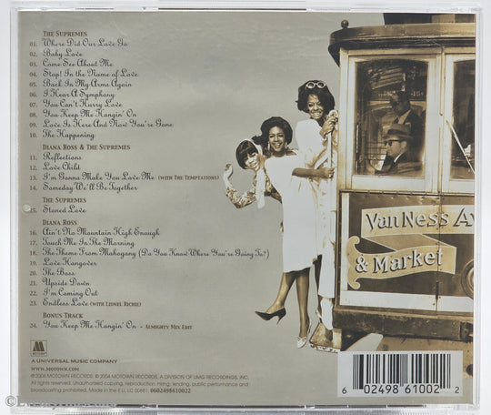 Diana Ross & The Supremes. 2004. The No. 1's. CD.