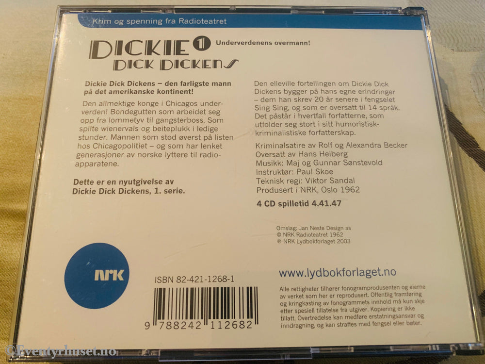 Dickie Dick Dickens & Co 1 (Nrk). 1962. Lydbok På 4 Cd.