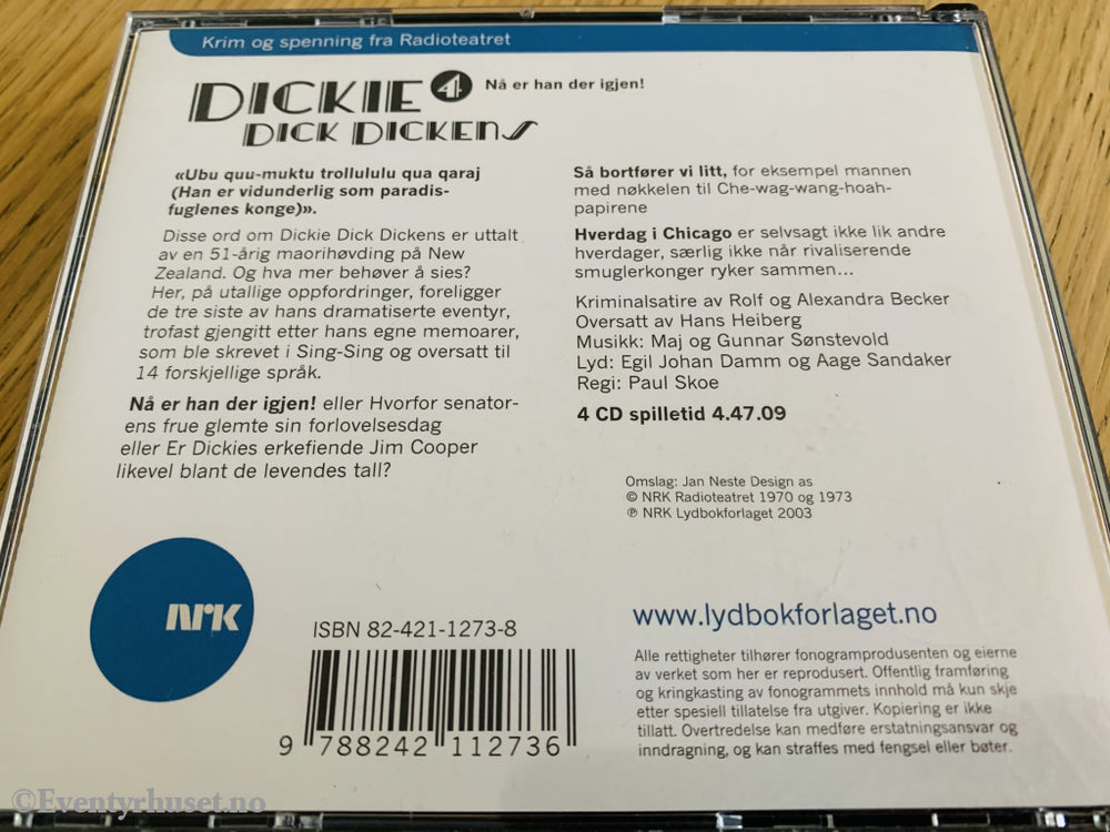 Dickie Dick Dickens & Co 4 (Nrk). 1970/03. Lydbok På Cd.