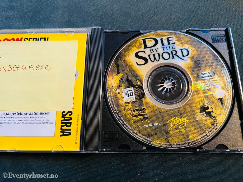 Die By The Sword (Cd - Rom Serien). Pc Spill. Spill