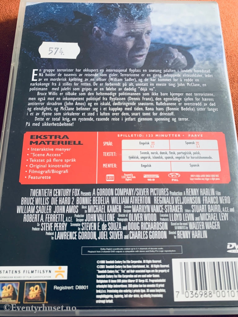 Die Hard 2. Dvd. Dvd