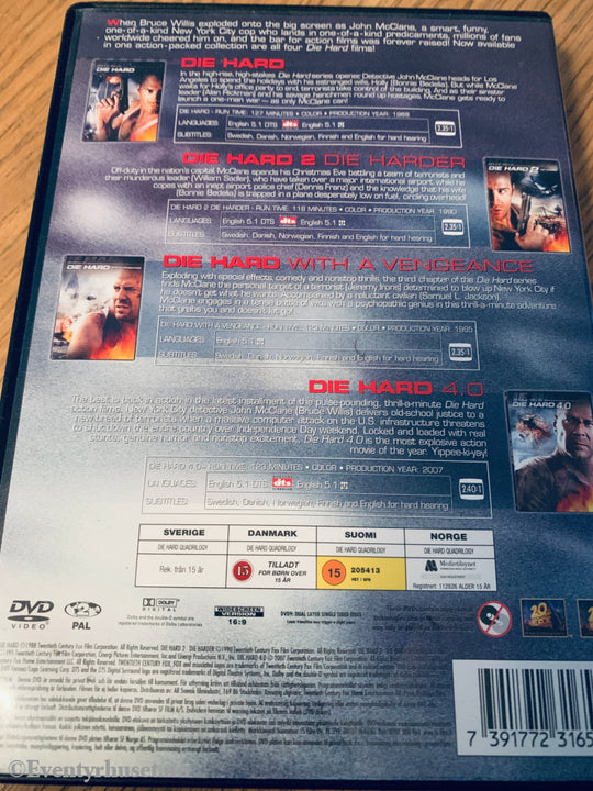 Die Hard – Quadrilogy. 2007. DVD samleboks