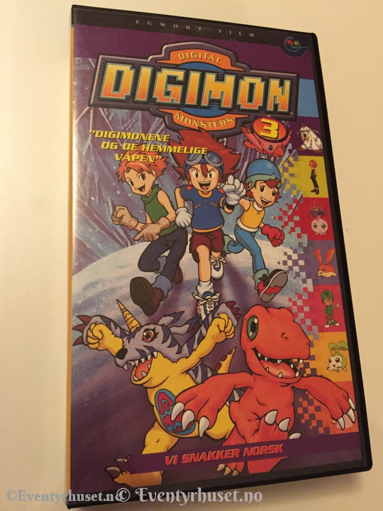 Digimon 3. 2000. Vhs. Vhs