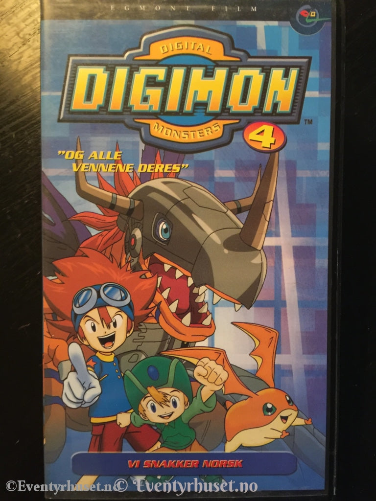 Digimon 4. 2000. Vhs. Vhs