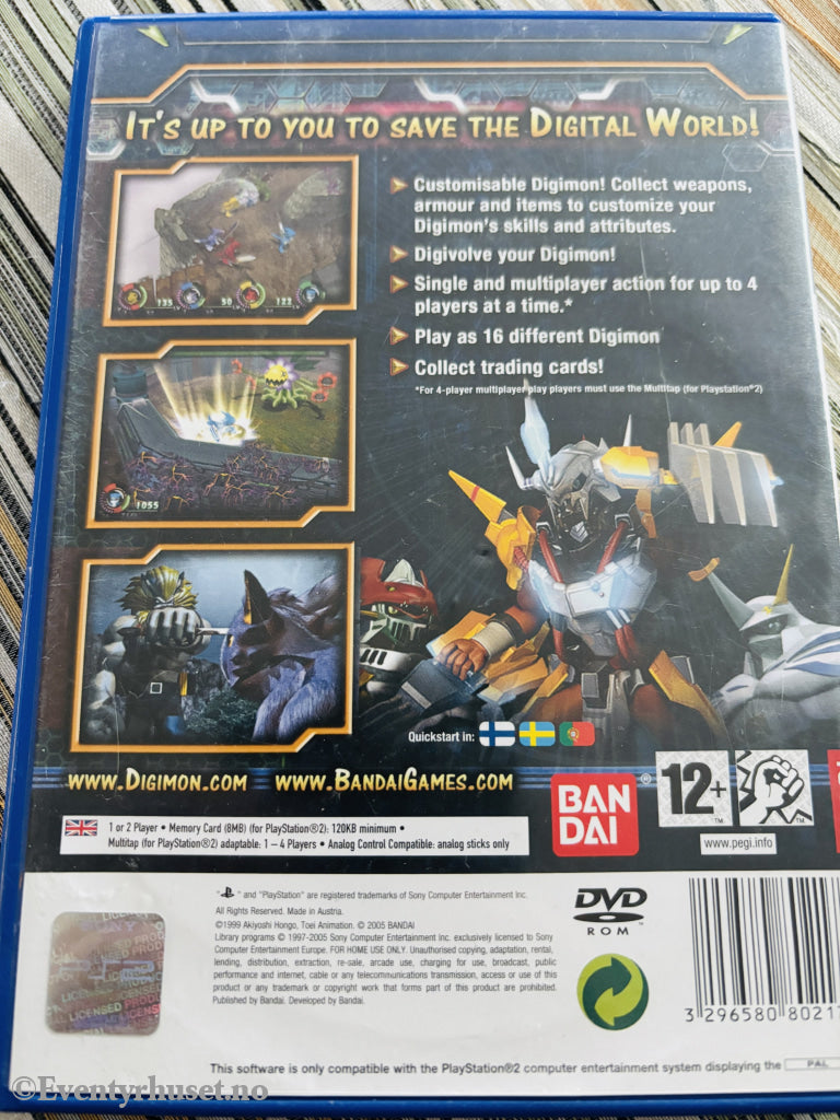 Digimon World 4. PS2-spill