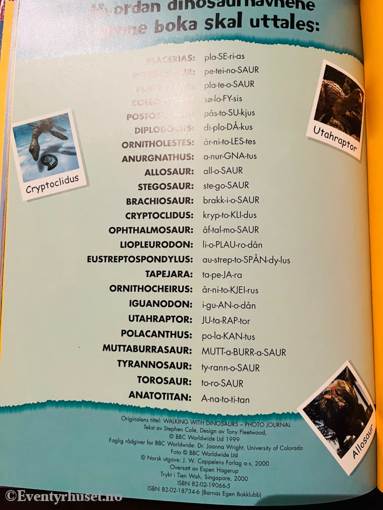 Dinosaurene Kommer Tilbake. 1999/00. Fortelling