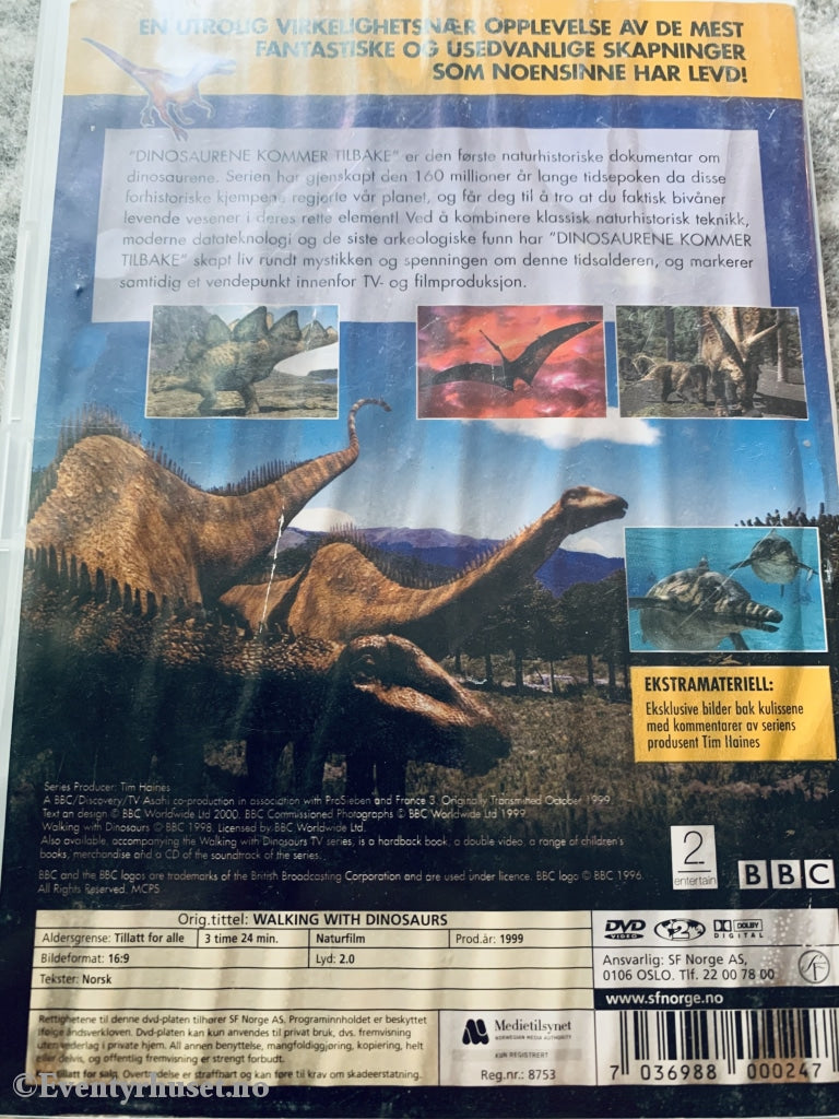Dinosaurene Kommer Tilbake - Den Komplette Serien. 1999. Dvd. Dvd