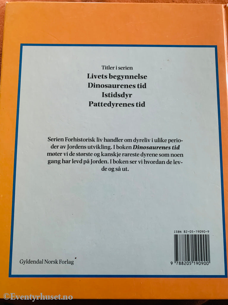 Dinosaurenes tid. 1988. Bok.