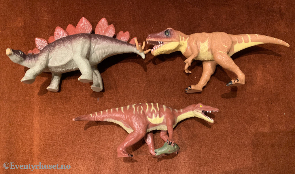 Dinosaurfigurer – 3 stk realistiske modeller