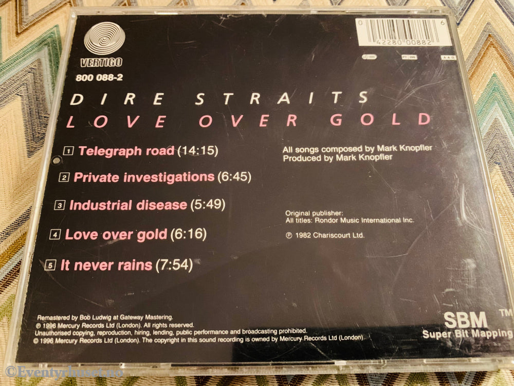 Dire Straits - Love Over Gold. 1996. Cd. Cd