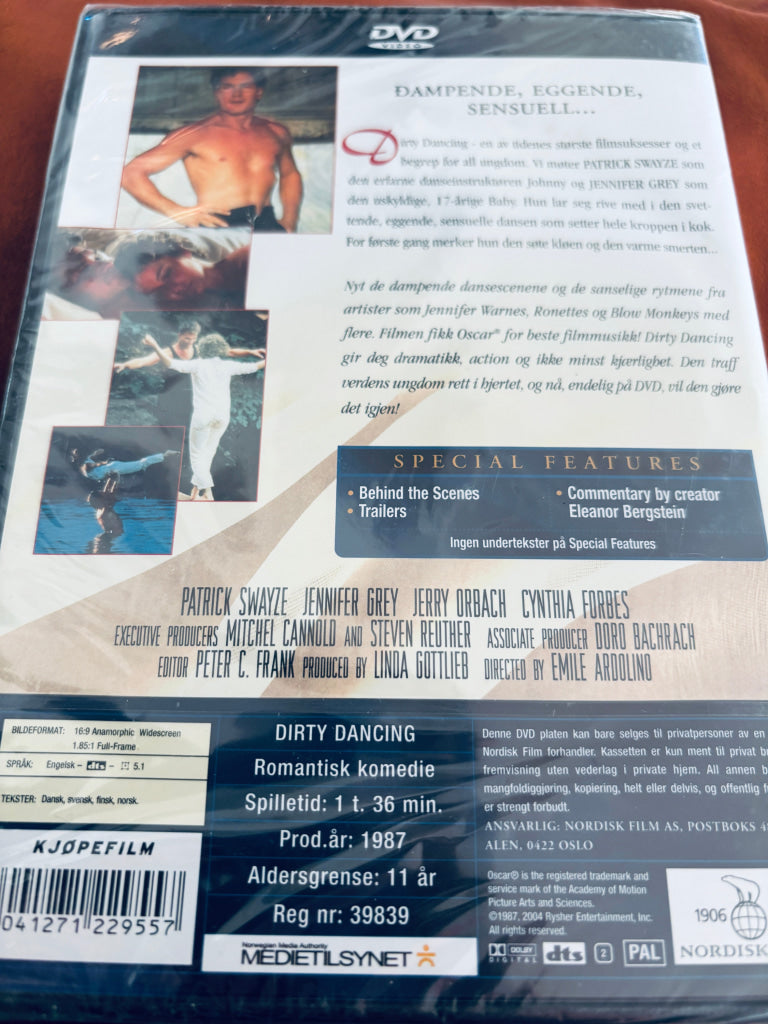 Dirty Dancing. DVD. Ny i plast!