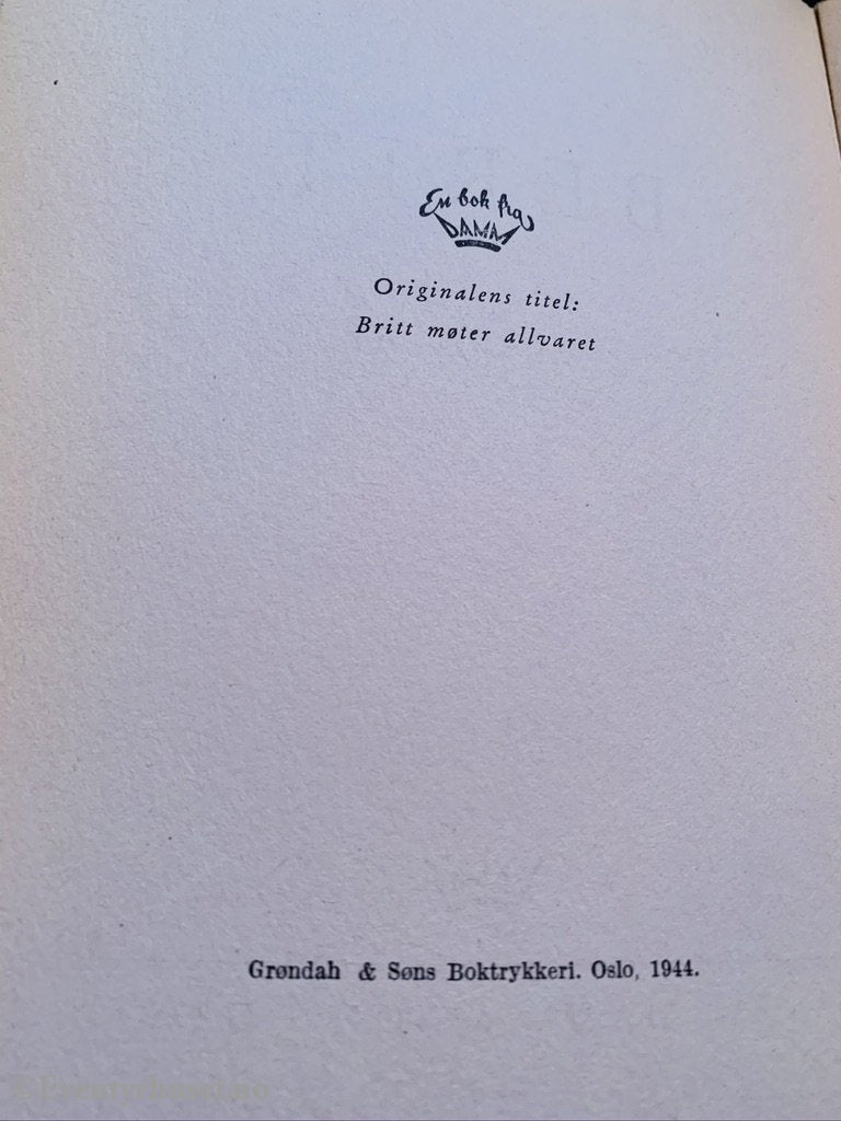 Disa Netterström Jonsson. 1944. Berit. Fortelling