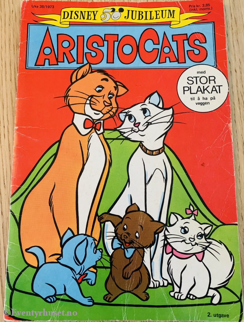 Disney 50 Jubileum. 1973. Aristocats. Tegneserieblad
