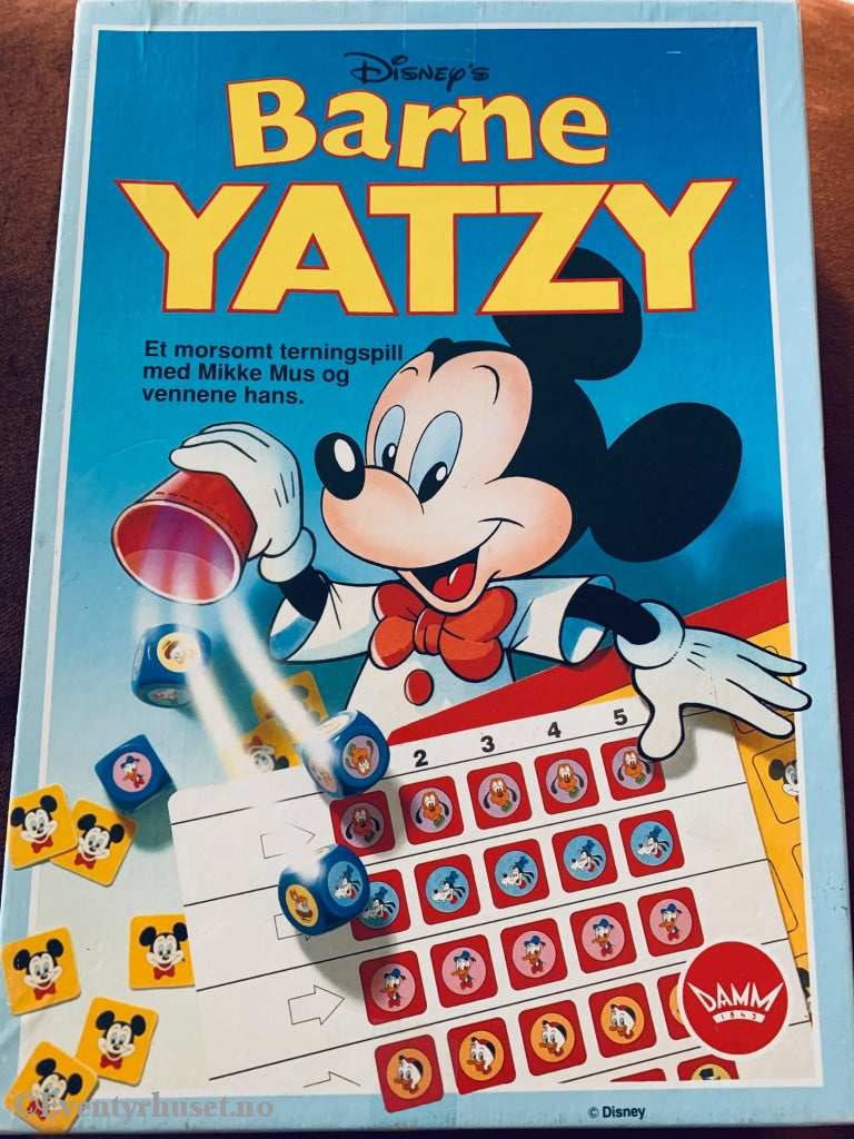 Disney Barne-Yatzy. 1991. Brettspill