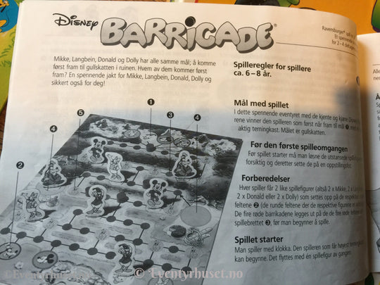 Disney - Barricade. 1995. Brettspill. Brettspill
